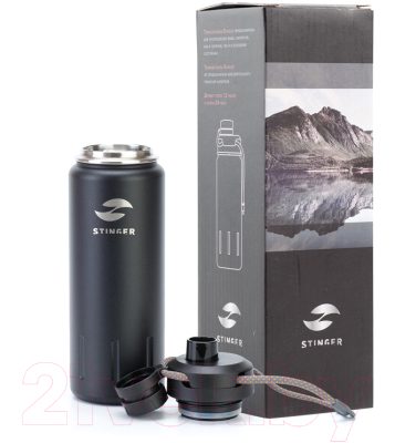 Термос для напитков STINGER HD-710-46CB