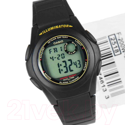 Часы наручные мужские Casio F-200W-9A
