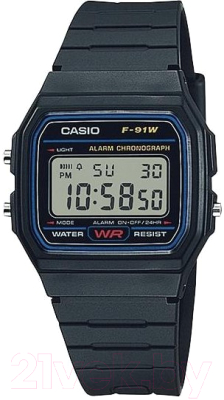 Часы наручные мужские Casio F-91W-1Q - фото