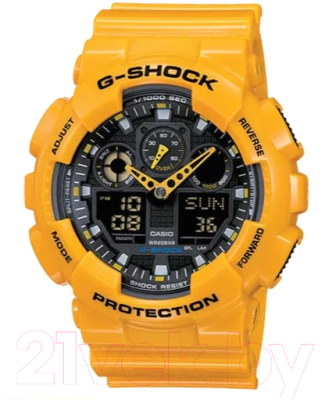 Часы наручные мужские Casio GA-100A-9A - фото