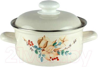 Кастрюля Лысьвенские эмали Унесенные ветром С-1508 АП2/4Жм - фото
