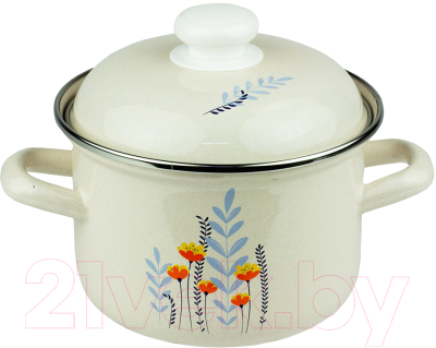 Кастрюля Лысьвенские эмали Норвежский лес С-1610 АП2/6Жм - фото