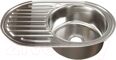 Мойка кухонная Mixline Овал 533708 - фото