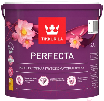 Краска Tikkurila Perfecta Интерьерная База A - фото