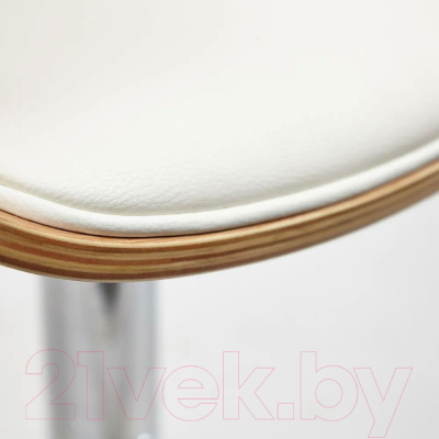 Стул барный Tetchair Vimta (белый/натуральный/хром)