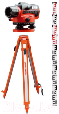 Оптический нивелир Condtrol 32X Нивелир Condtrol + рейка + штатив / 2-3-047 - фото