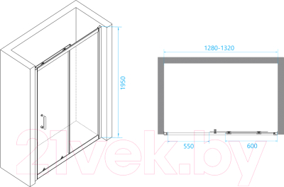 Душевая дверь RGW PA-14 / 41081413-11