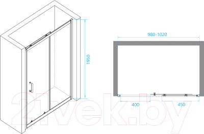 Душевая дверь RGW PA-14 / 41081416-11