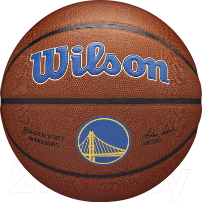 Баскетбольный мяч Wilson Golden State Warriors / WTB3100XBGOL - фото