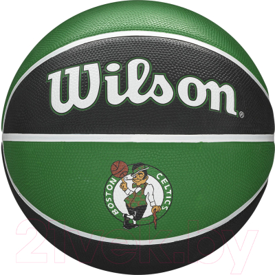 Баскетбольный мяч Wilson NBA Team Tribute Boston Celtics / WTB1300XBBOS - фото