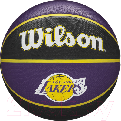 Баскетбольный мяч Wilson NBA Team Tribute La Lakers / WTB1300XBLAL - фото