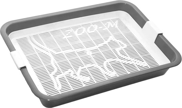 Туалет-лоток ZooM Кошка малый с сеткой / 2925сер - фото