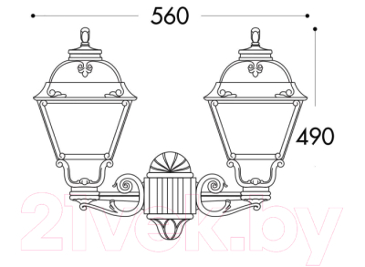 Бра уличное Fumagalli Cefa U23.141.000.VYF1R