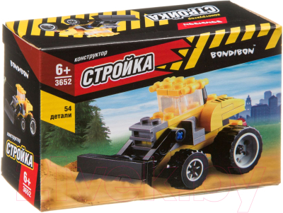 Конструктор Bondibon Стройка. Бульдозер / ВВ3652