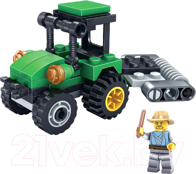 Конструктор Bondibon Ферма. Трактор / ВВ3686 - фото