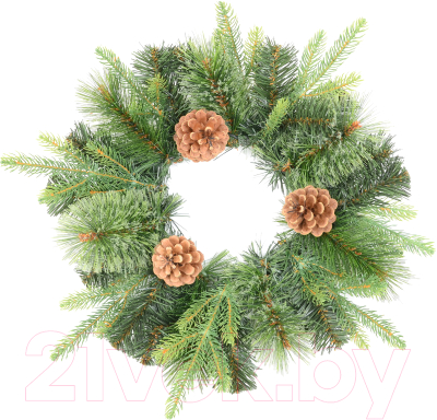 Венок Erbis Borys с шишками / W0130045 - фото