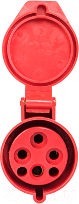 Розетка кабельная EKF 214 3Р+РЕ 16А 380В IP44