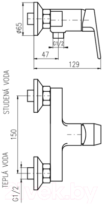Смеситель Slezak RAV Colorado CO181.5CMATC