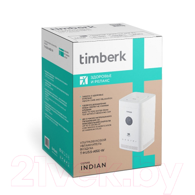 Ультразвуковой увлажнитель воздуха Timberk T-HU3.5-A15E-W (белый)