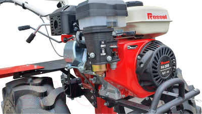 Мотоблок бензиновый Rossel M-308 (со сцепкой, фрезой)