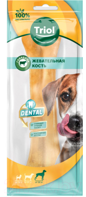 Лакомство для собак Triol Dental Кость жевательная / 10151075