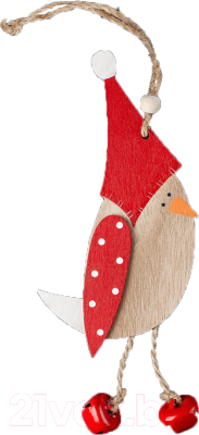 Елочная игрушка Erich Krause Decor Птенчик в шапке / 51105 - фото