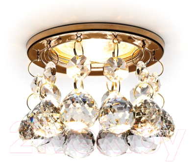 Точечный светильник Ambrella K2051 CL/G - фото