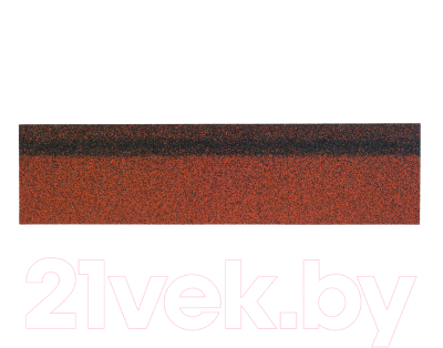 Черепица коньково-карнизная Технониколь Красный оптима