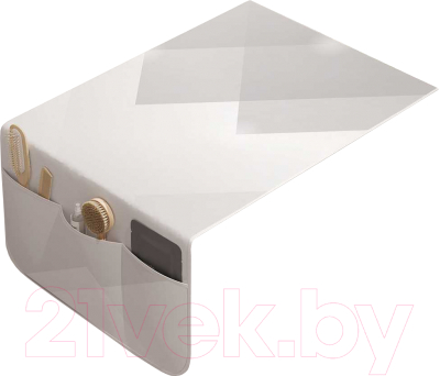 Органайзер для ванной Ambesonne Серые формы / cwm-20872 - фото