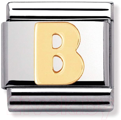 Звено для браслета NominatioN Буква B 030101/02 - фото