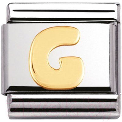Звено для браслета NominatioN Буква G 030101/07