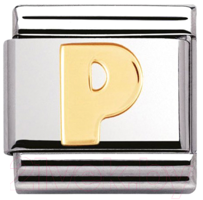 Звено для браслета NominatioN Буква P 030101/16 - фото