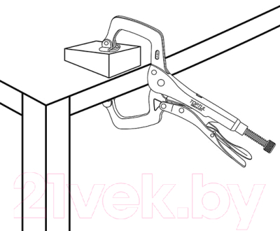 Гейферный зажим Toptul DMAA1A11