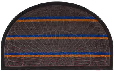 Коврик грязезащитный ComeForte Уют Мультиколор полукруглый 45x75 - фото