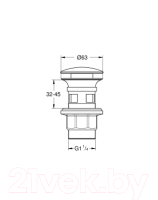 Донный клапан GROHE 40824000