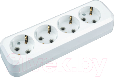 Блок розеточный Navigator NCA-BL01-04-E-WH / 61586 - фото