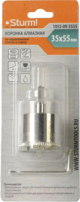 Коронка Sturm! 1055-09-3555 - фото