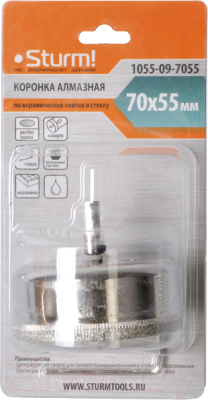 Коронка Sturm! 1055-09-7055 - фото