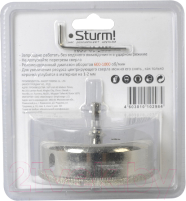 Коронка Sturm! 1055-09-9055