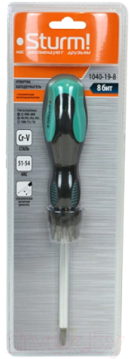 Отвертка Sturm! 1040-19-8