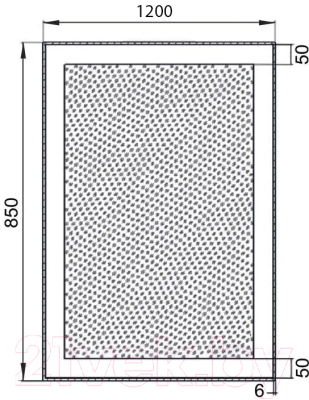 Зеркало Aquanet Алассио New 12085 Led / 249349