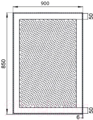Зеркало Aquanet Алассио New 9085 Led / 249346