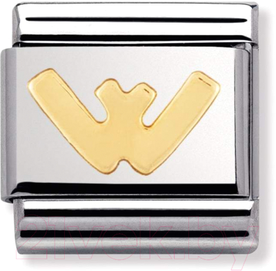 Звено для браслета NominatioN Буква W 030101/23 - фото