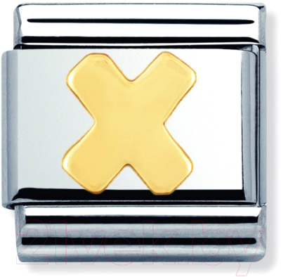 Звено для браслета NominatioN Буква X 030101/24 - фото
