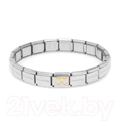 Звено для браслета NominatioN Двойное сердце 030116/03