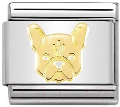 Звено для браслета NominatioN Французский бульдог 030162/54 - фото
