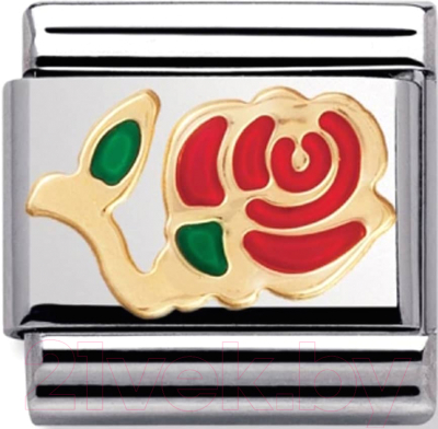 Звено для браслета NominatioN Красная роза 030214/01 - фото