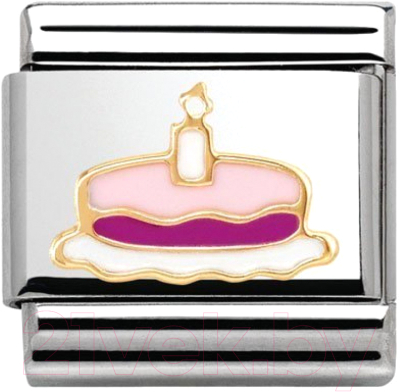 Звено для браслета NominatioN Торт со свечей 030285/05 - фото