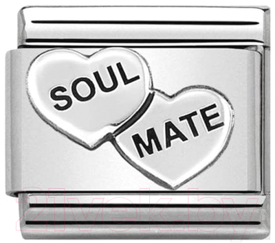 Звено для браслета NominatioN Родственные души в сердце 330101/38 - фото