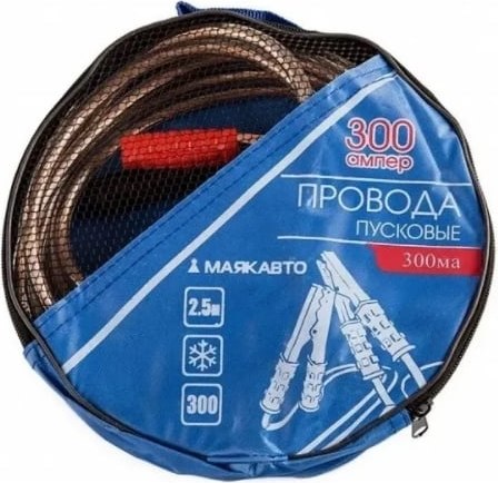 Стартовые провода Маяк авто 300А / 300ма